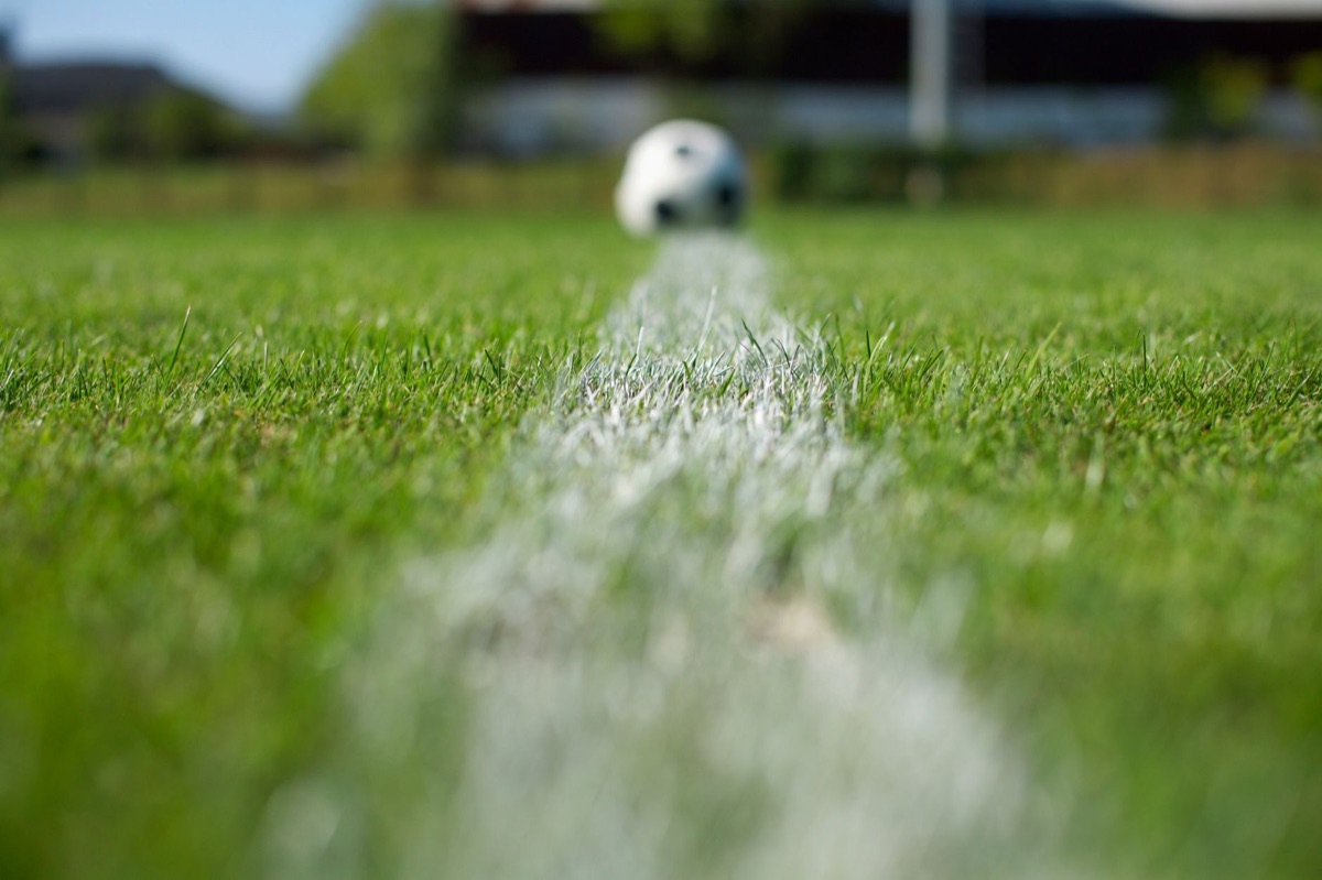 sports ball showing DRS technology markings