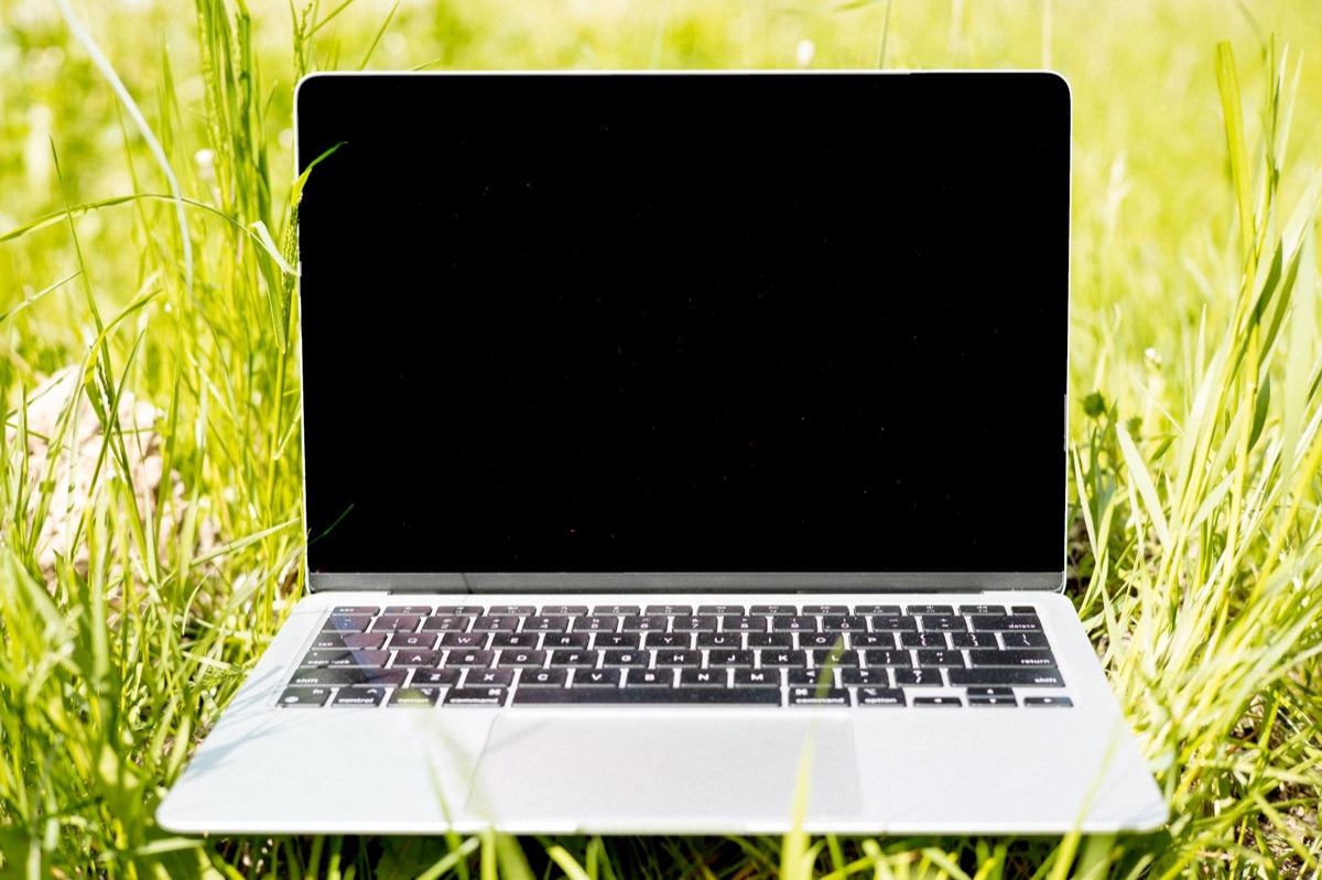 Adjusting monitor brightness and contrast settings on a laptop