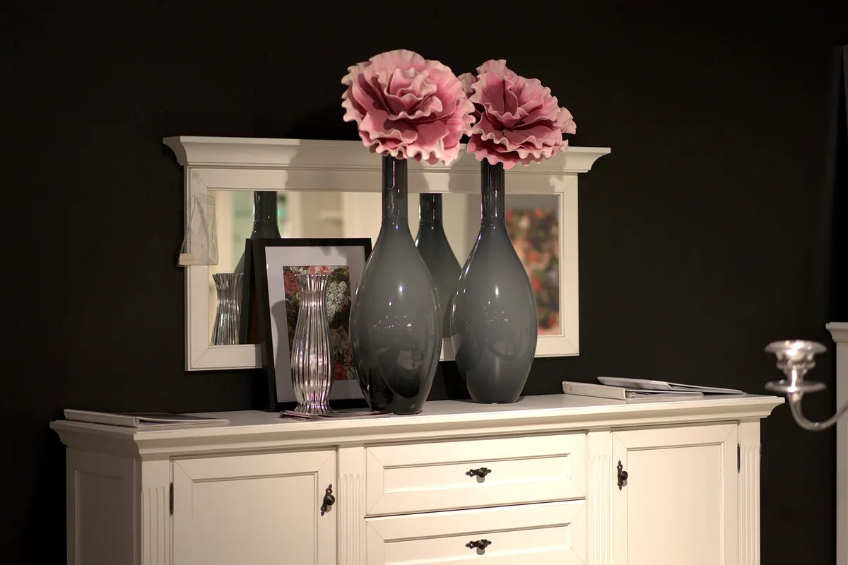 dresser, vase, setup, house, furniture, interior design, decoration, deco, room, living room, hotel, inner space, design, dresser, dresser, dresser, dresser, dr